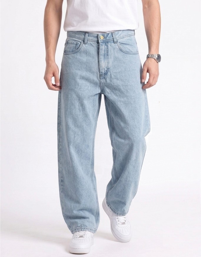 Pantalón Baggy Pinzas Verde Oxido/ Azul/ Celeste New - Imagen 2