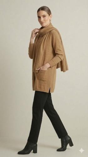 Sweater Bremer con Bufanda