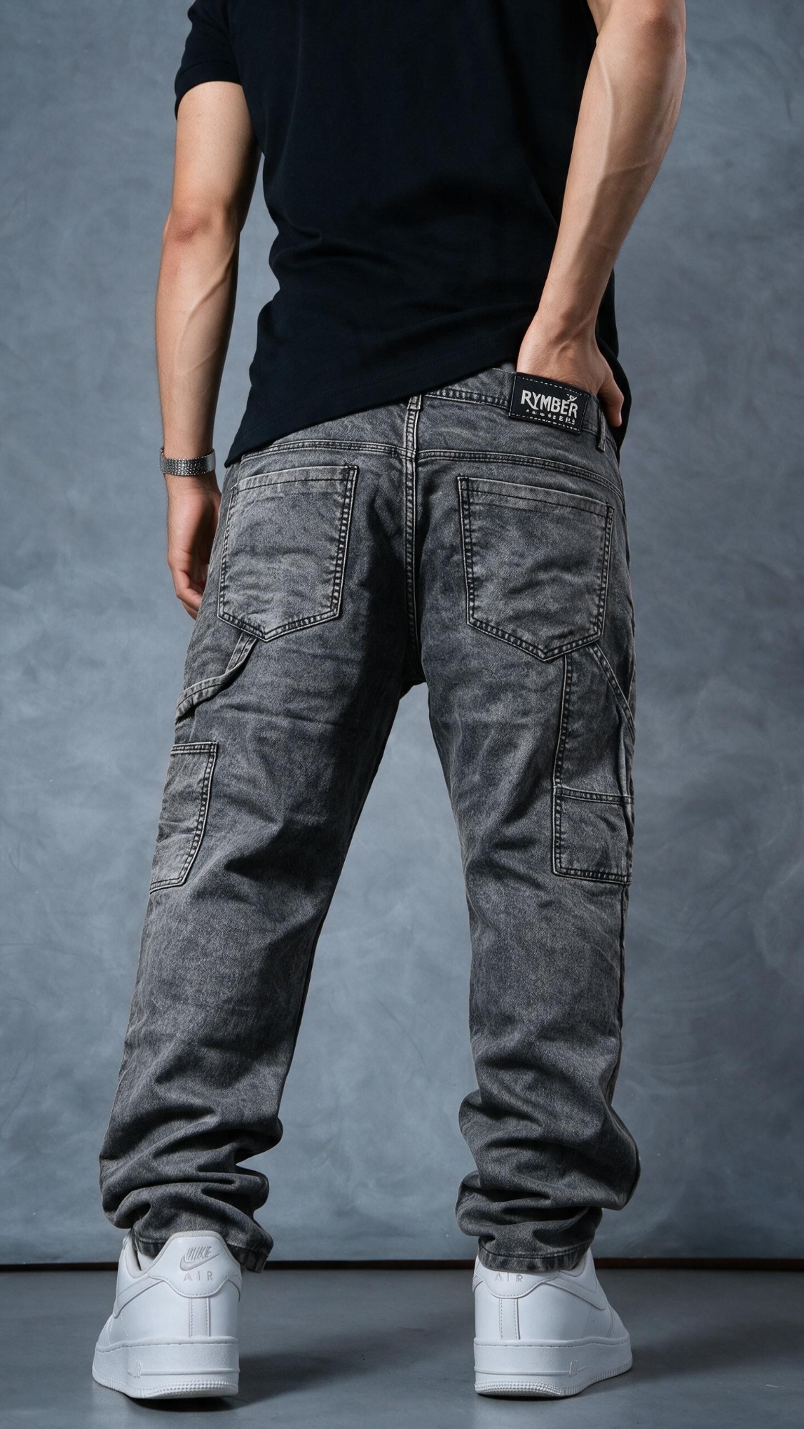Pantalón Mom Carpintero Estilo Urbano - Imagen 2
