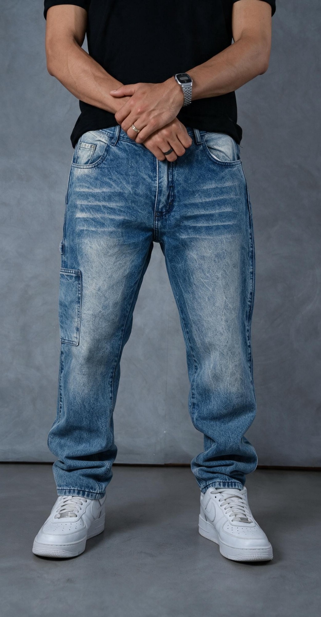 Pantalón Mom Carpintero Estilo Urbano - Imagen 3