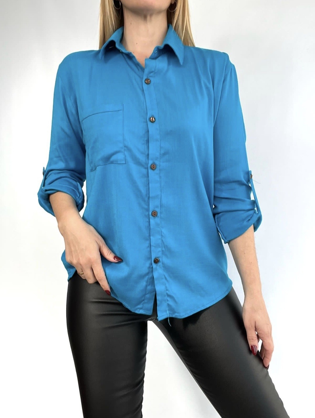 Camisa Lino Manga Larga - Imagen 4