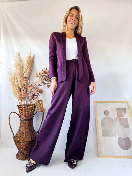 Conjunto Palazo y Blazer Sasreros
