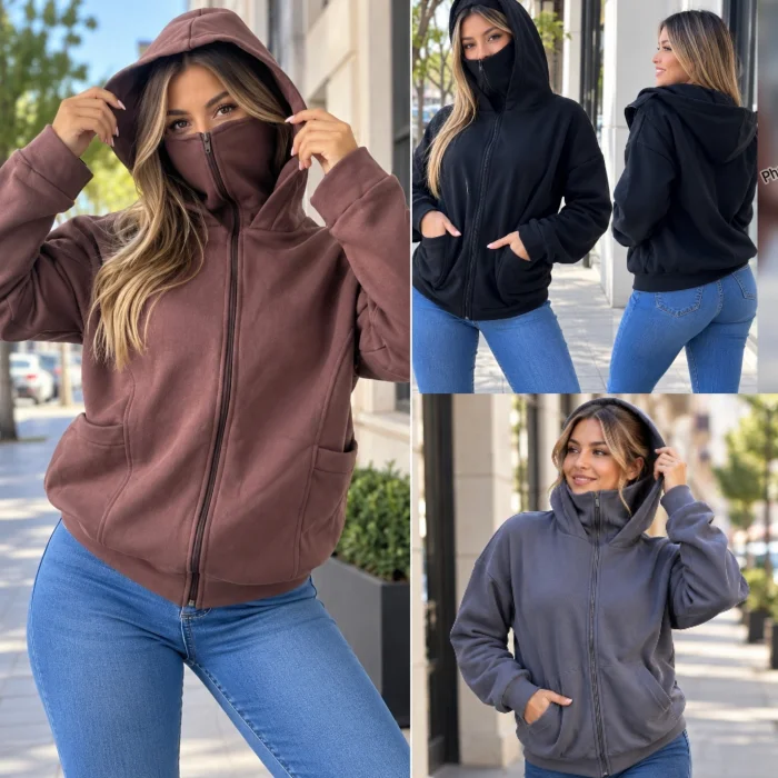 Campera Doble Capucha Balaclava