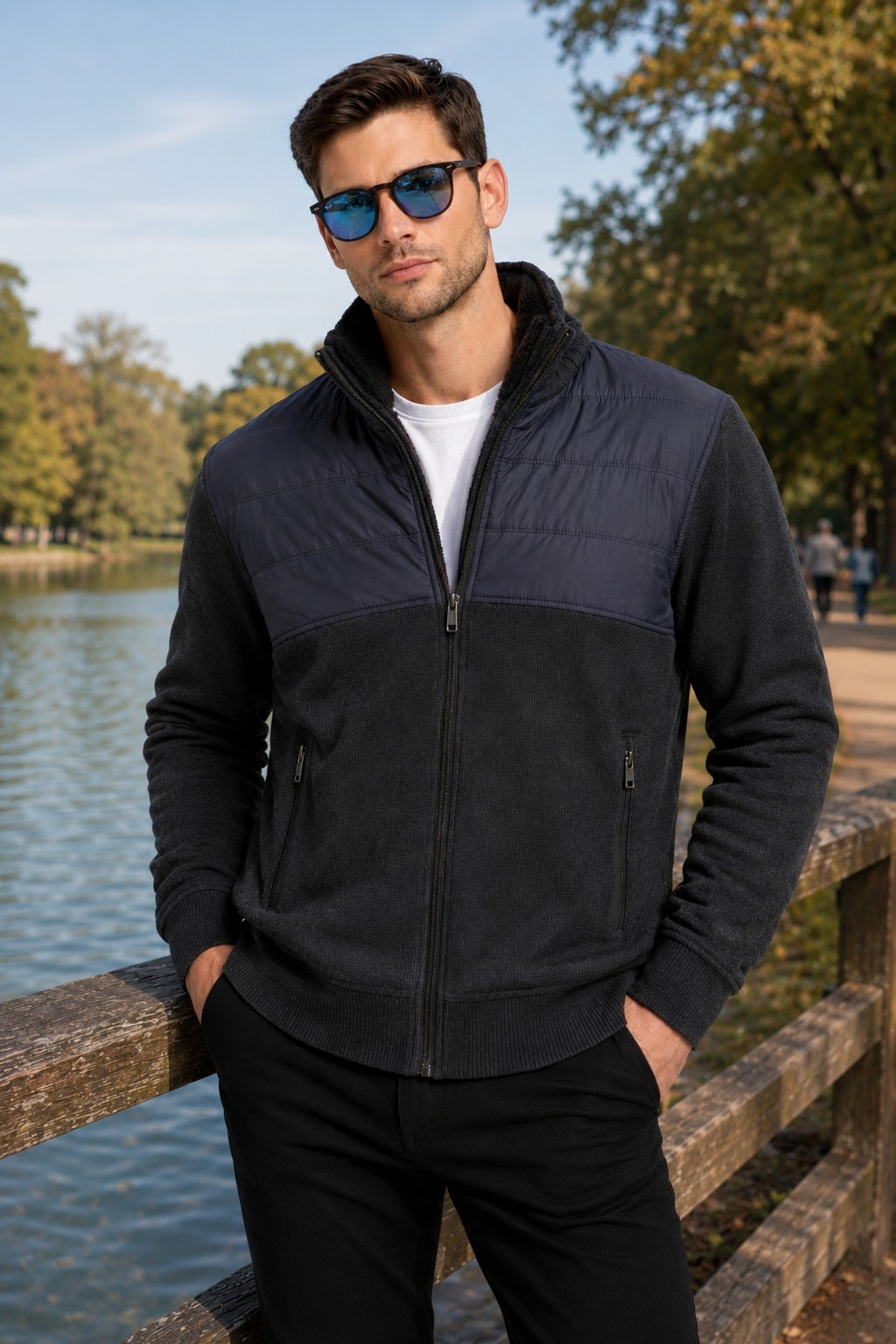 Campera con Piel al Costo - Imagen 3