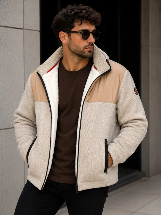 Campera con Piel al Costo