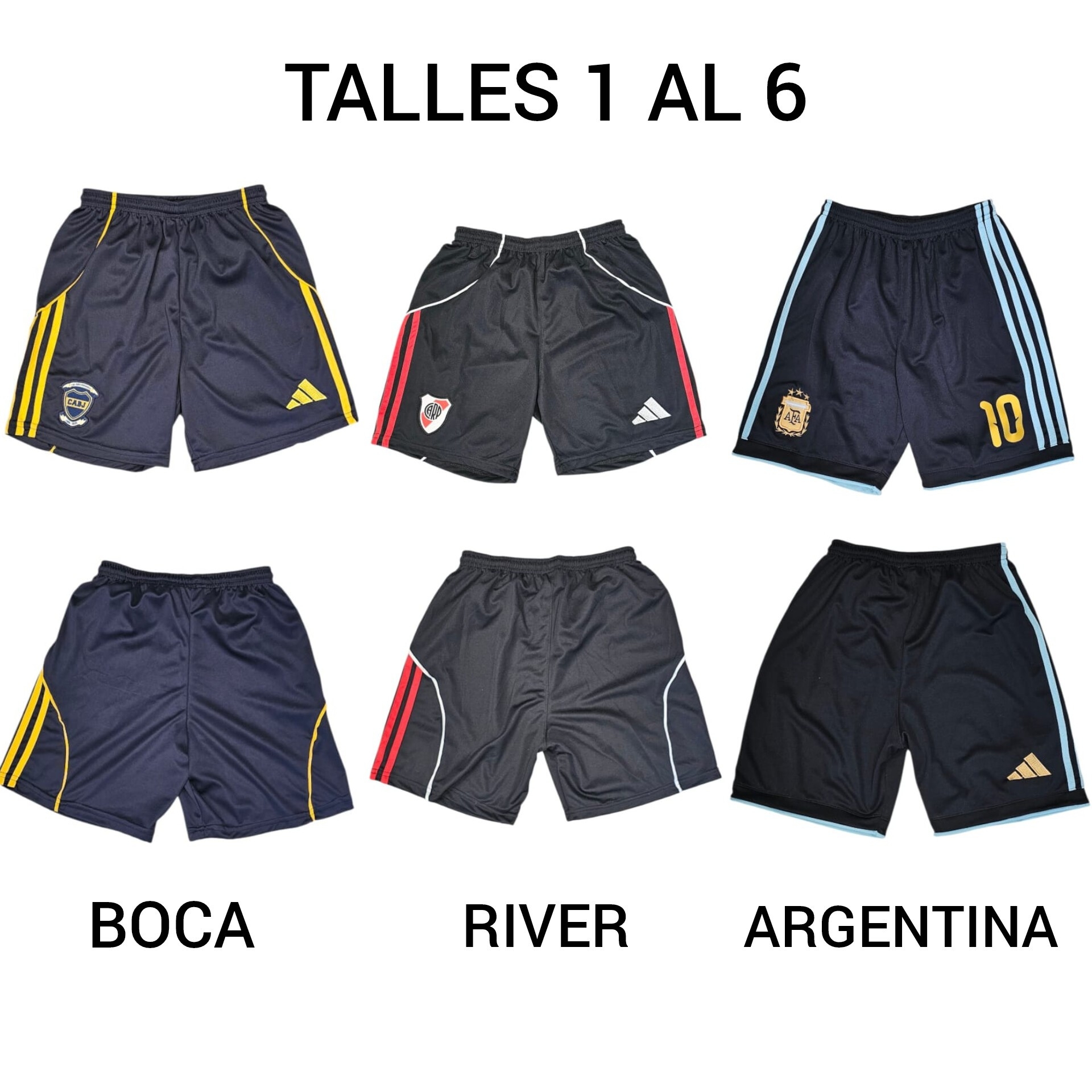 Short Futbol Argentina Boca River - Imagen 3