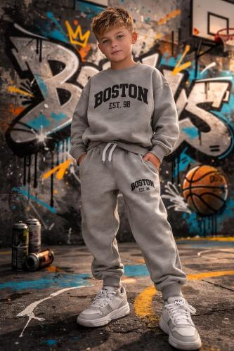 Conjunto Ny Algodón Frizado