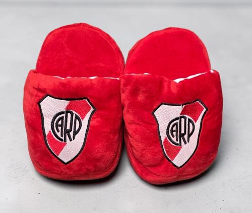 Pantuflones Afa Negro, Afa Azul, Boca y River Bordado - Miniatura 5