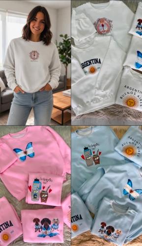 Buzo Frizado Estampado Algodón Peinado ( L  ) - Miniatura 5