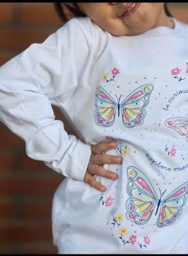 Camiseta de Nena con Stras - Miniatura 6