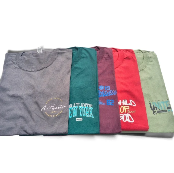 Remeras Hombre Algodón Cardado