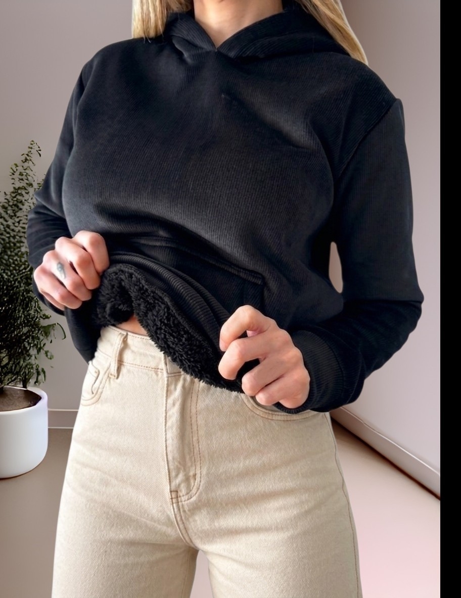Buzo Corduroy Plush con Piel - Imagen 2