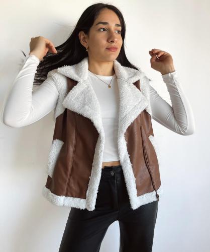 Chaleco Gamulan con Corderito