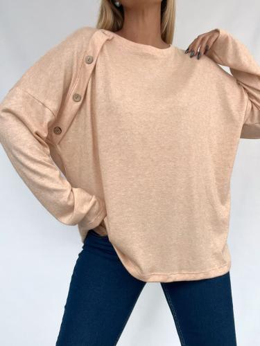  Sweater de Angora con Botón