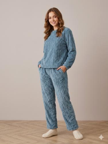 Pijama Importada de Dama Polar Soft - Miniatura 3