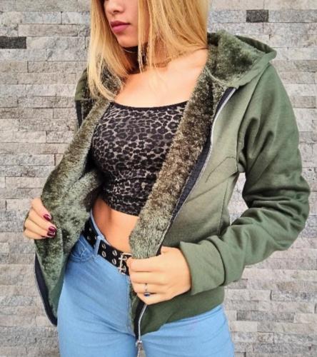 Campera con Piel - Miniatura 2