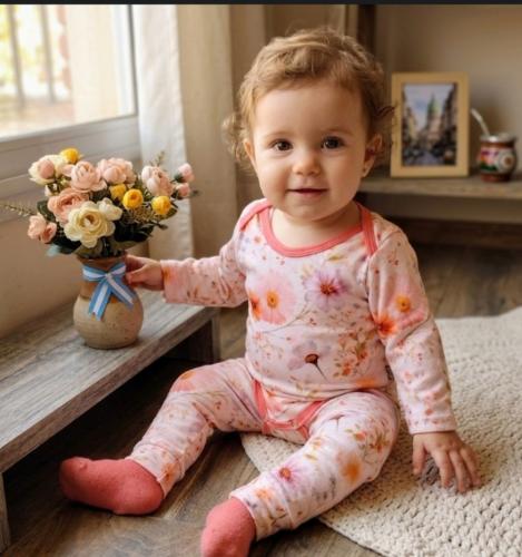 Conjunto Beba en Plush Body + Calza Talle 1 al 5 - Miniatura 2