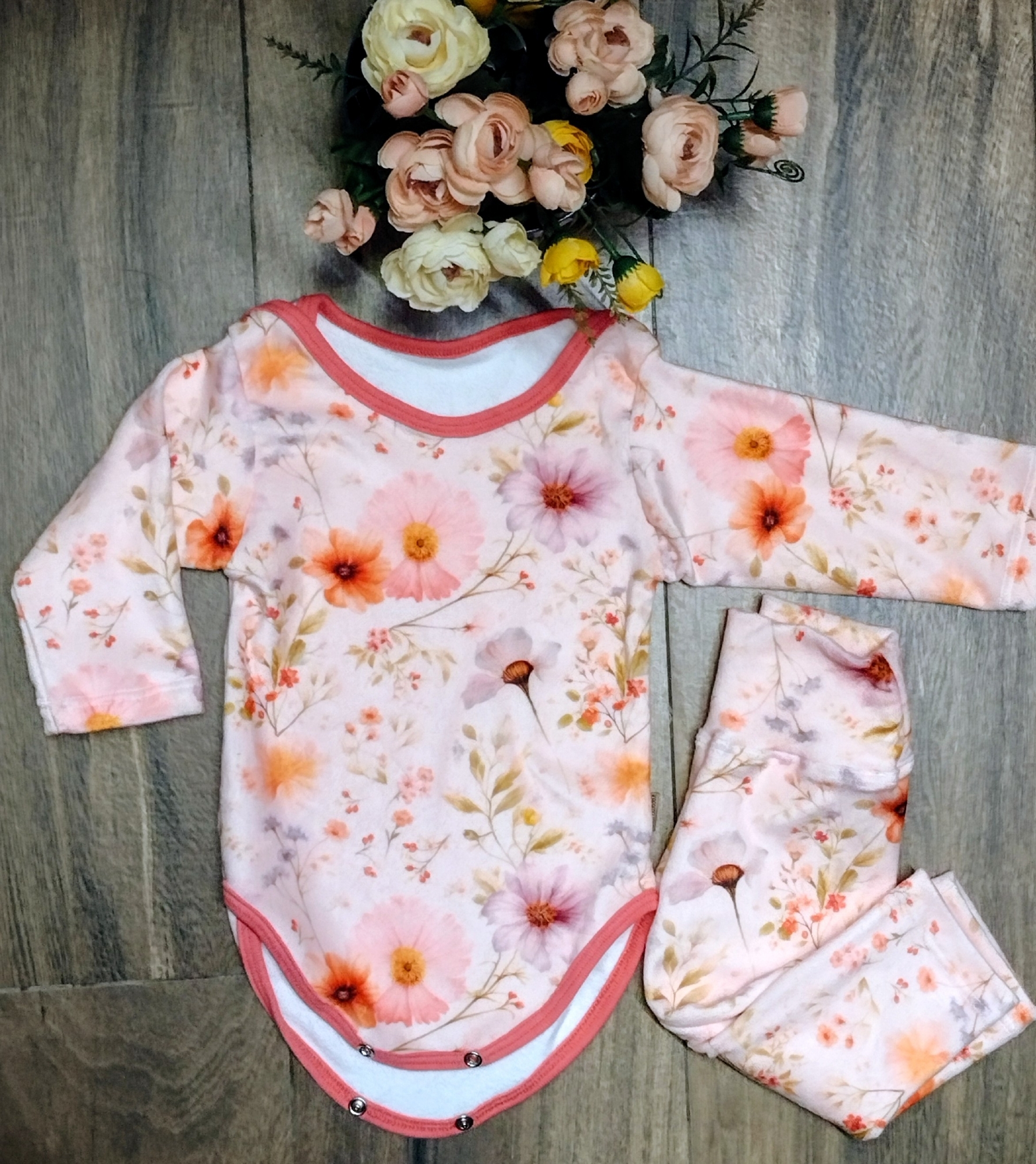Conjunto Beba en Plush Body + Calza Talle 1 al 5 - Imagen 1