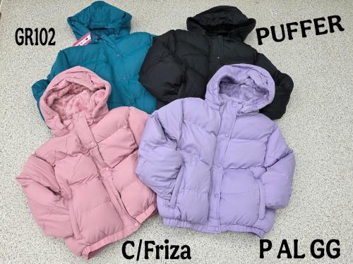 Puffer con Piel