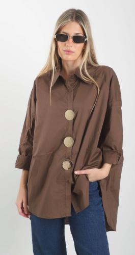 Maxi Blusa con Botones Importado