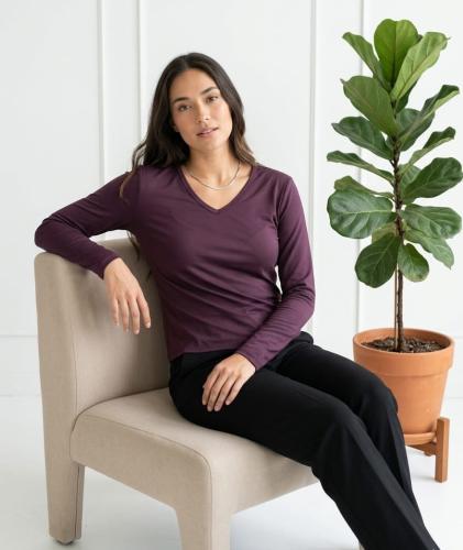Camiseta Cuello V Modal Soft