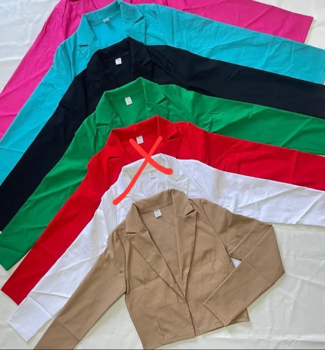 Blazer Corto  Bengalina y  Ecocuero