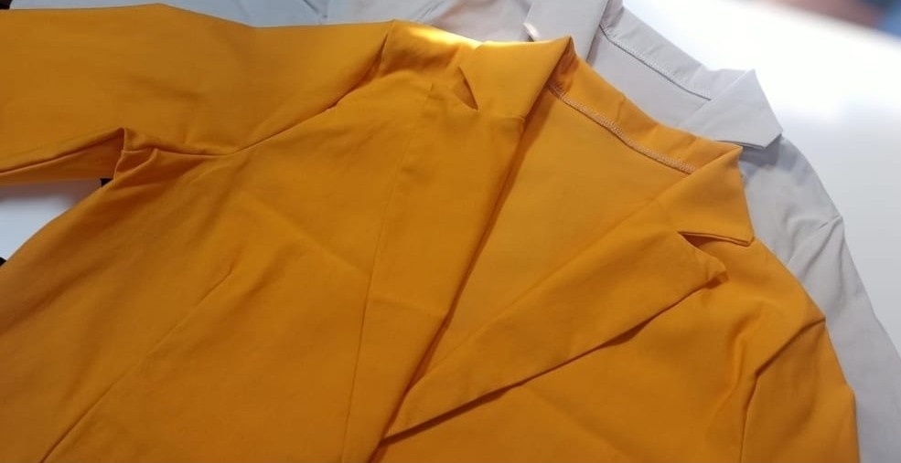 Blazer Corto  Bengalina y  Ecocuero - Imagen 3