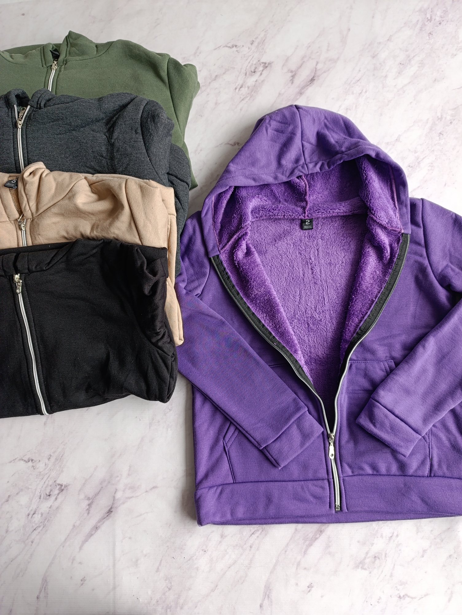Campera Lisa de Piel - Imagen 2