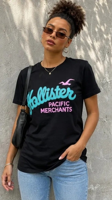 Remera Estampada Relieve Peinada