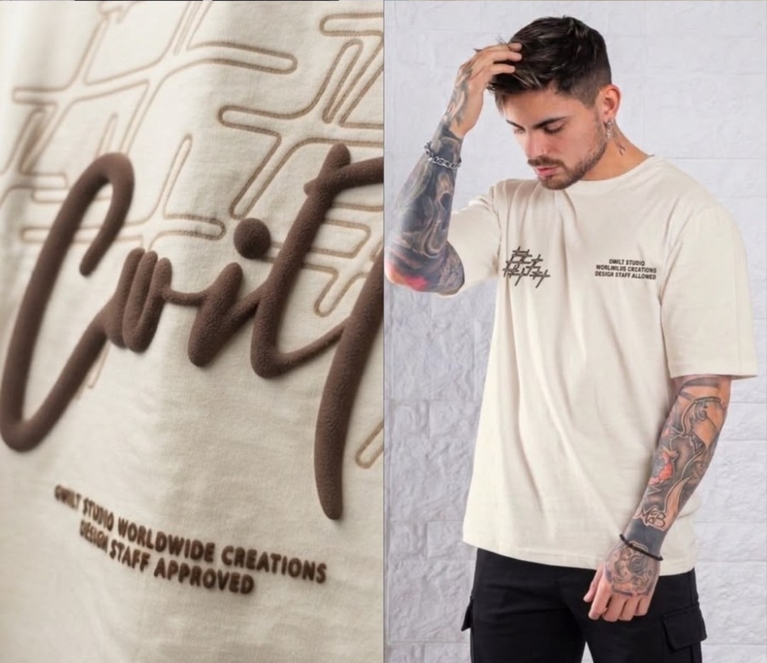 Remeras Over Size Estampadas Algodón Peinado - Imagen 7