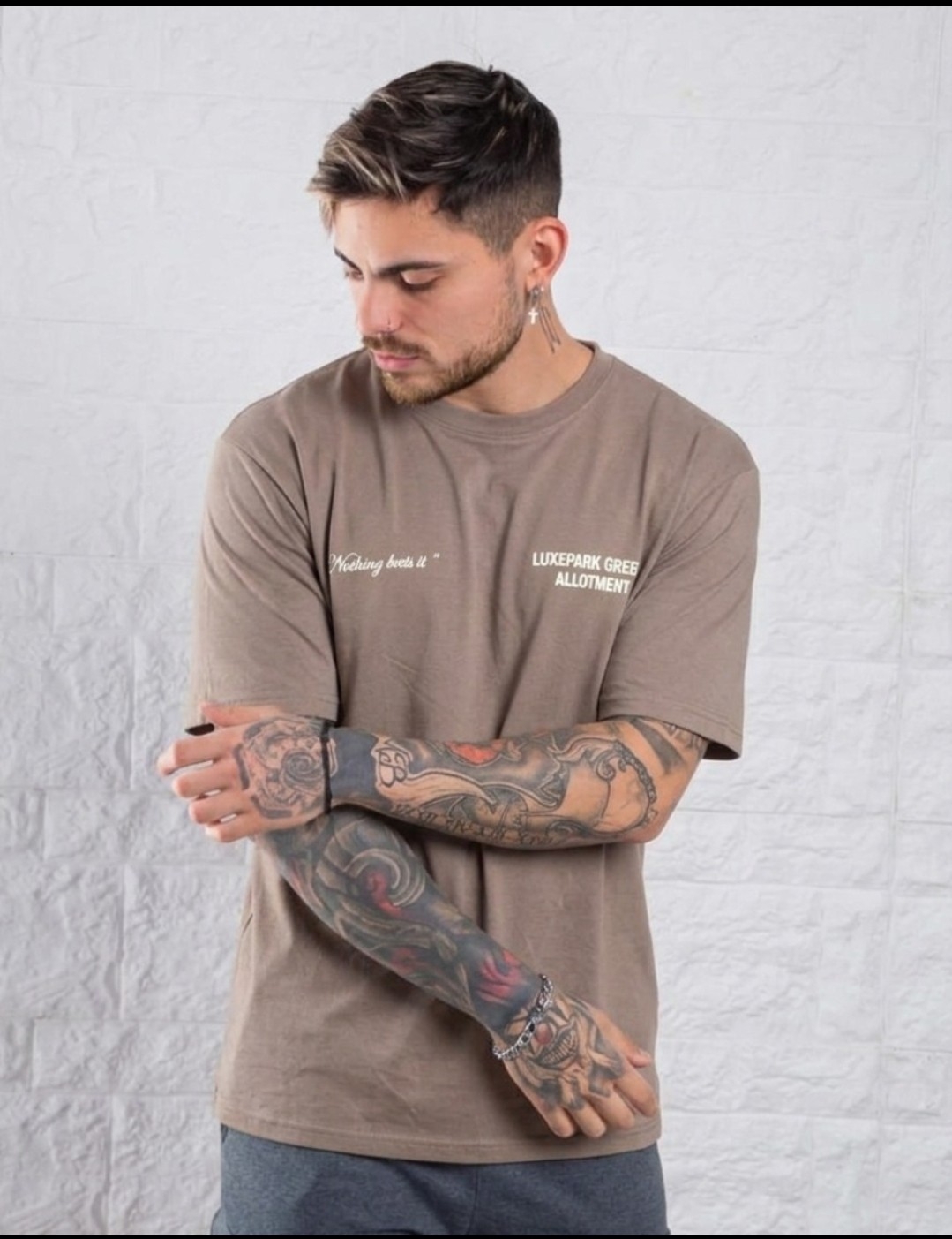 Remera Oversized Alto Relieve Estampada - Imagen 4