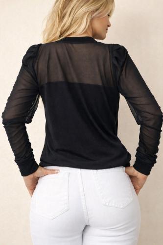 Camiseta con Tul Transparente Art Galy - Miniatura 3