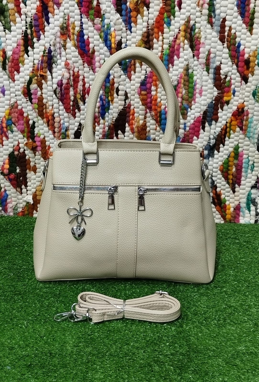 Cartera Mediana de Cuero Pu Excelente Calidad . - Imagen 2