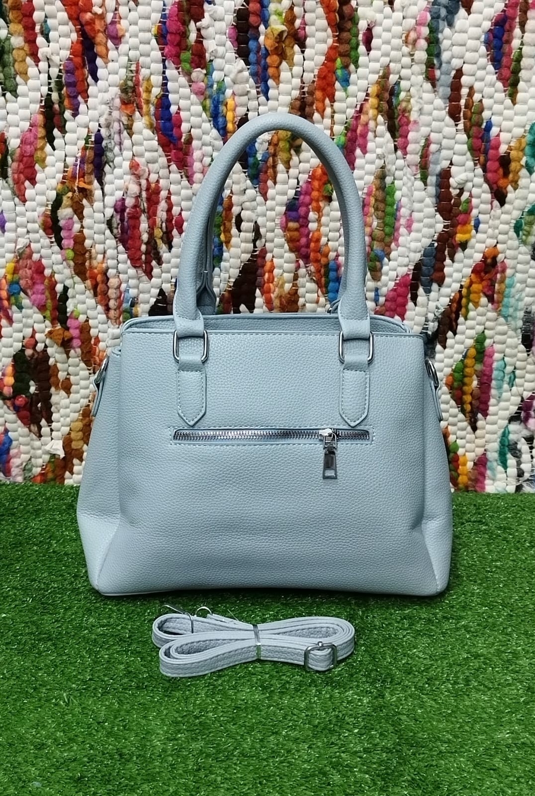 Cartera Mediana de Cuero Pu Excelente Calidad . - Imagen 3