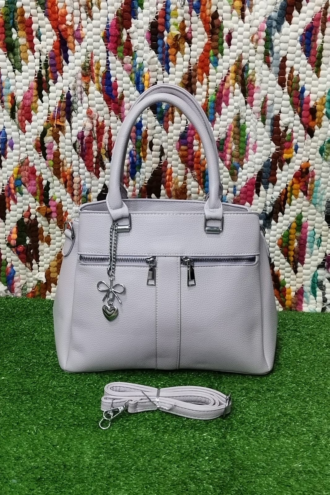 Cartera Mediana de Cuero Pu Excelente Calidad . - Imagen 4
