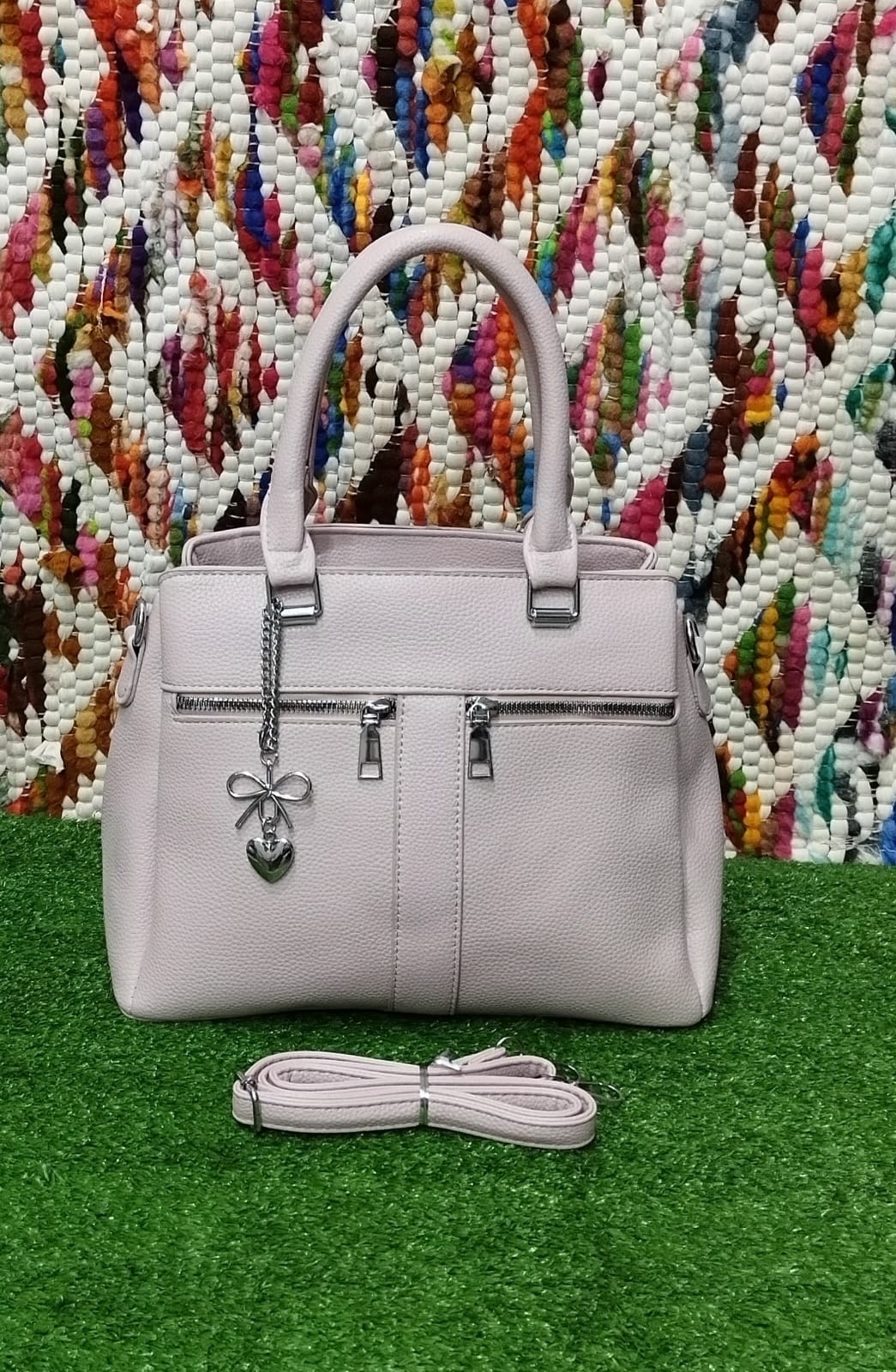 Cartera Mediana de Cuero Pu Excelente Calidad . - Imagen 7