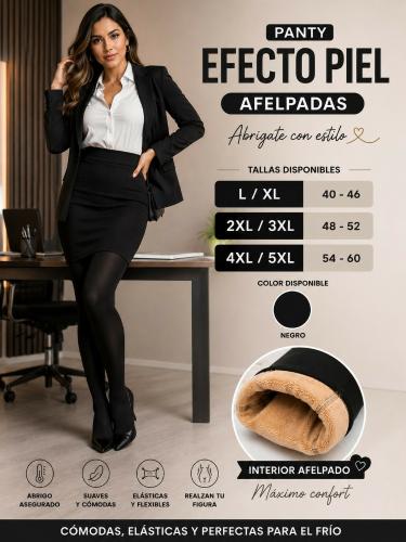 Panty Media  Efecto Piel Talla Especial - Miniatura 3