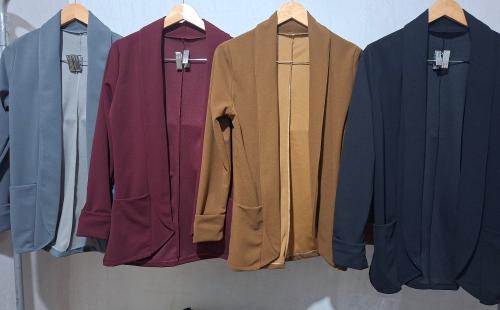 Blezer de Crep Sastrero Elastizado