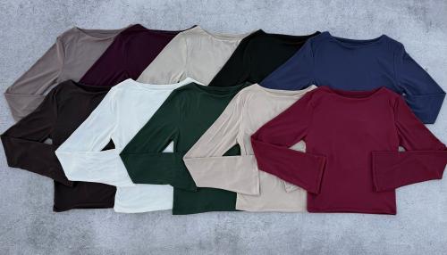 Remera Manga Larga Semi Oxford