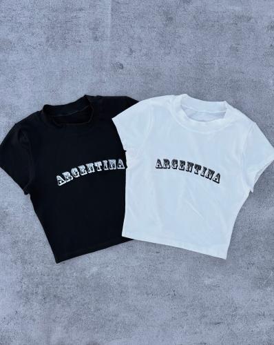 Remera Baby Tee Argentina Algodón con Lycra - Miniatura 2