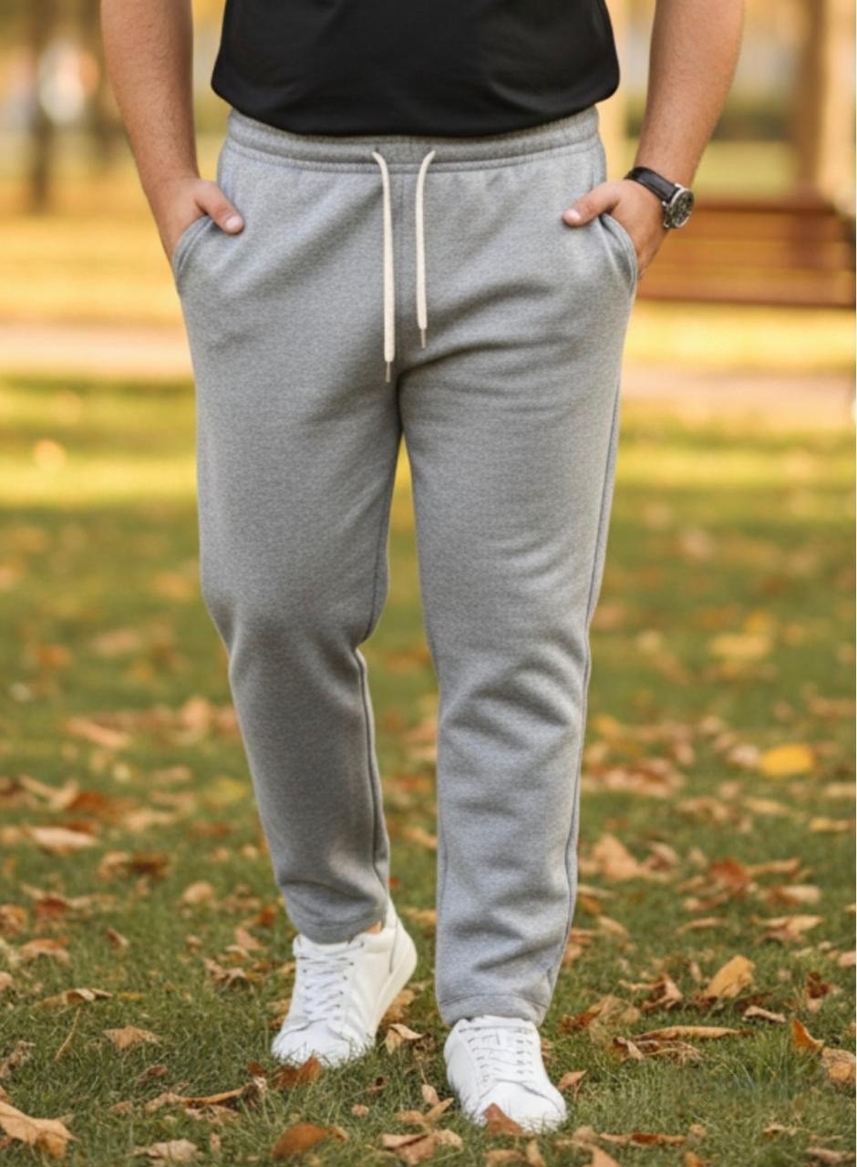Pantalón Recto Frisado Talles Especiales - Imagen 1