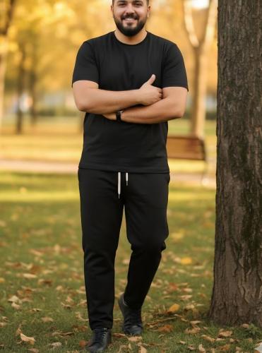 Pantalón Recto Frisado Talles Especiales