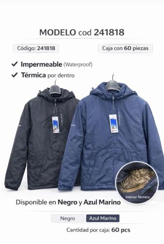 Campera Impermeable con Guata
