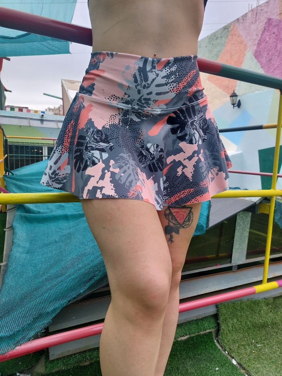 Short Pollera Volado Sublimado - Imagen 2