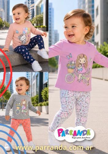 Remeras de Algodón Beba con Estampado