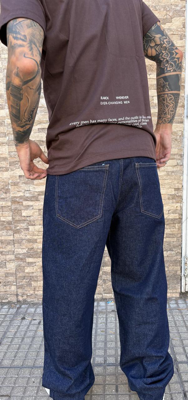 Jeans Baggy Azul Hombre - Imagen 2
