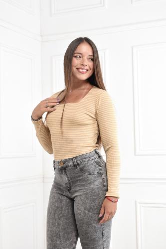 Camiseta Esc.cuadrado Morley Rayado - Miniatura 4