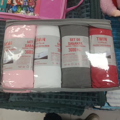 Sábanas Ajustables Twin