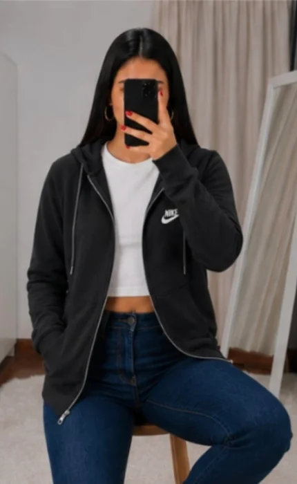 Campera Estampada Rústico Peinado ( L )