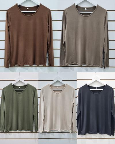 Camisetas Basicas de Modal Soft en Talles Especiales - Miniatura 3